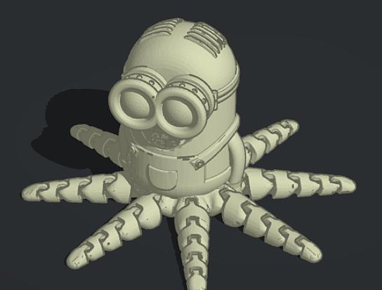 Octo-Minion 3D model thumbnail