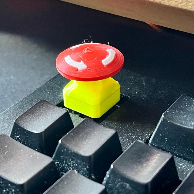 Remixed with better stem for DasKeyboard Cherry Switches and set lower. 3D model thumbnail