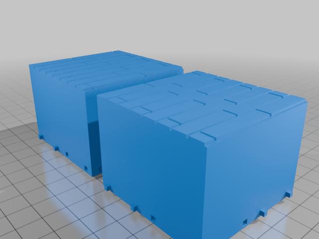 MoDND Set (Top of stairs 2x2 floor) 3D model thumbnail