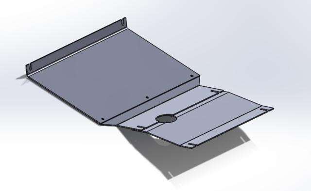 2001 Toyota Sequoia Skid Plates 3D model thumbnail