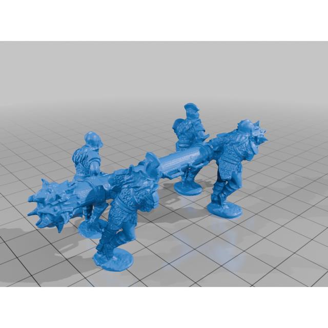 Heavy Orcs Battering Ram 3D model thumbnail