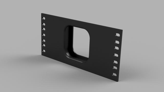 Hue Bridge in 10" rack 3D model thumbnail