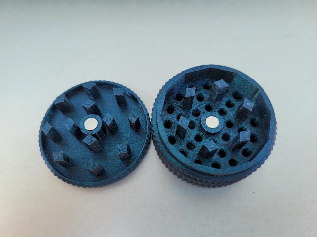 Herb Grinder with Magnets 3D model thumbnail