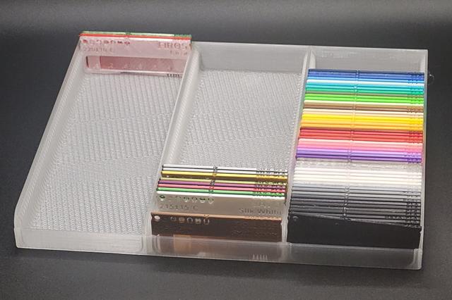 60, 120, 180 Swatch Holder for Customizable Filament Swatch 3D model thumbnail