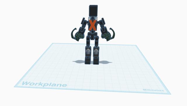 MHA Mini 13 Armor 1 3D model thumbnail
