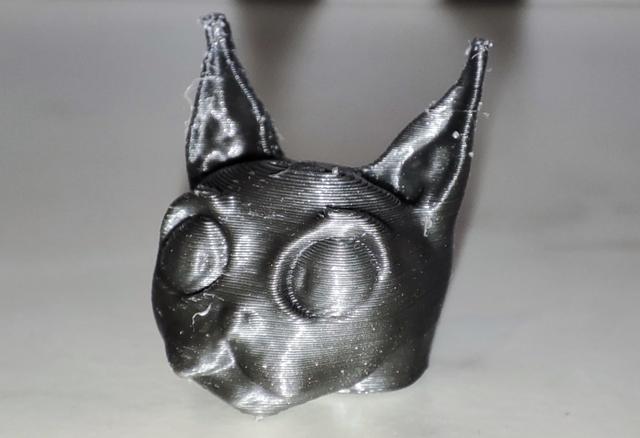 Lucky 13 Cat head 3D model thumbnail
