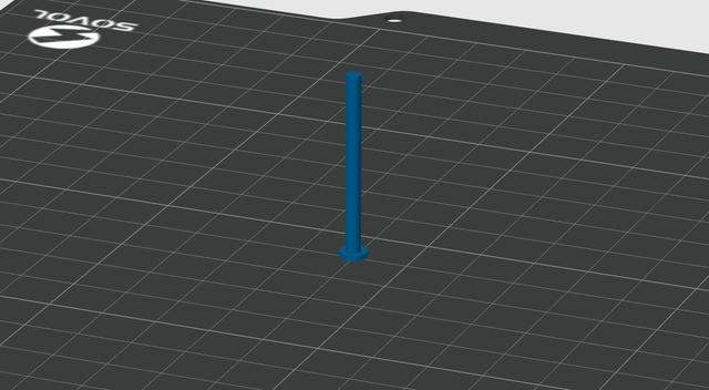 ROG Ally case pin 3D model thumbnail