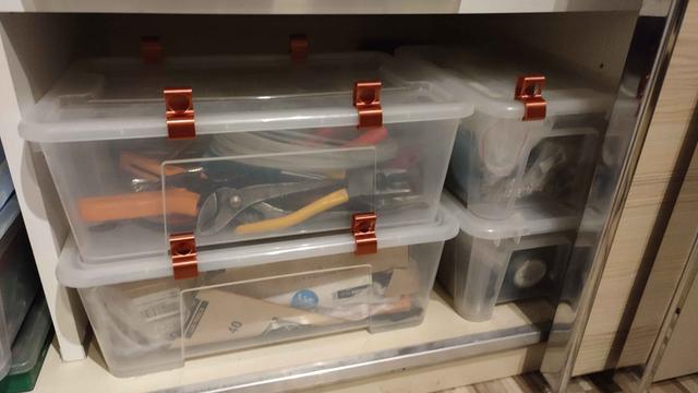 Stacked-Openable and Flat "Never Lost Clip" for IKEA Samla 5L/11L/22L 3D model thumbnail
