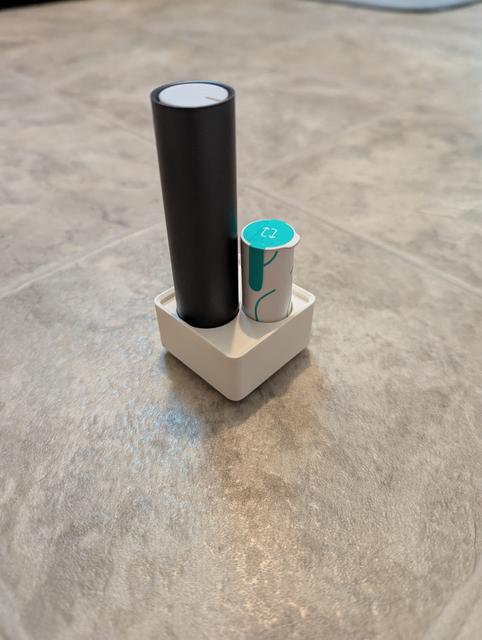 Gridfinity Quip floss and refill holder 3D model thumbnail