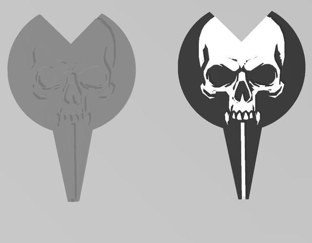 Vampire counts front arc tool 3D model thumbnail