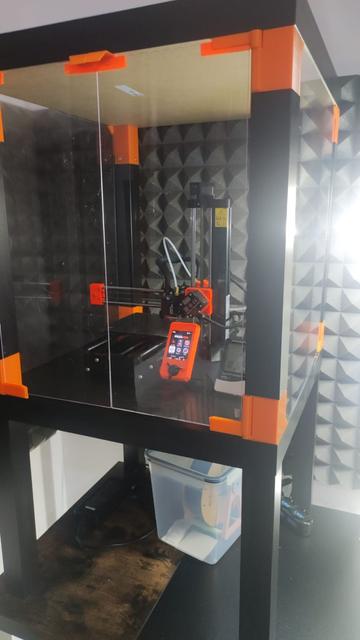 Lack Enclosure Parts for 2.5mm Plexiglass 3D model thumbnail
