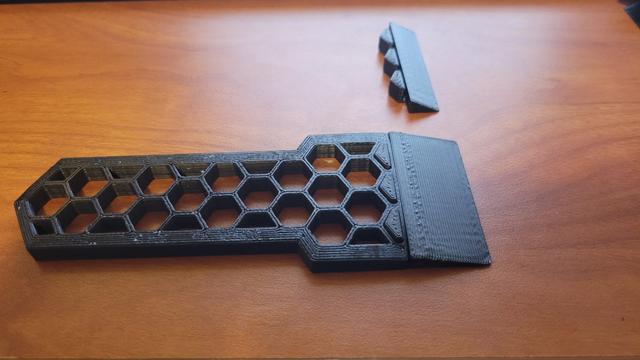 Reusable Hex Scraper Blade Remix 3D model thumbnail