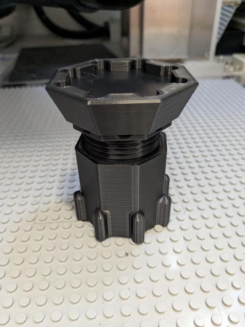 Adjustable Height Support - Conector 3D model thumbnail