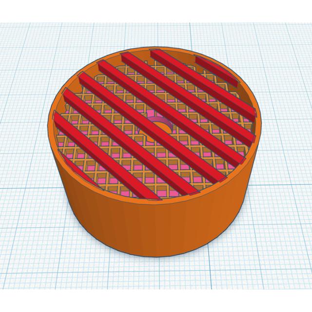C3PO Eyes (with 5mm LED light holes) 3D model thumbnail