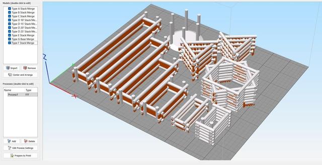 28-32mm Beach Defence Series - Stockades and Pillars - STLs 3D model thumbnail