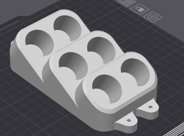 ER32 Wall Mounted Collet Racks 3D model thumbnail
