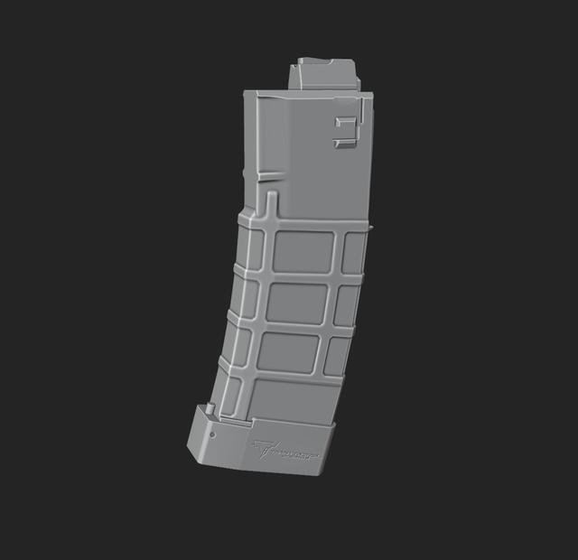 Kriss DMKC .22lr Magazine 3D model thumbnail