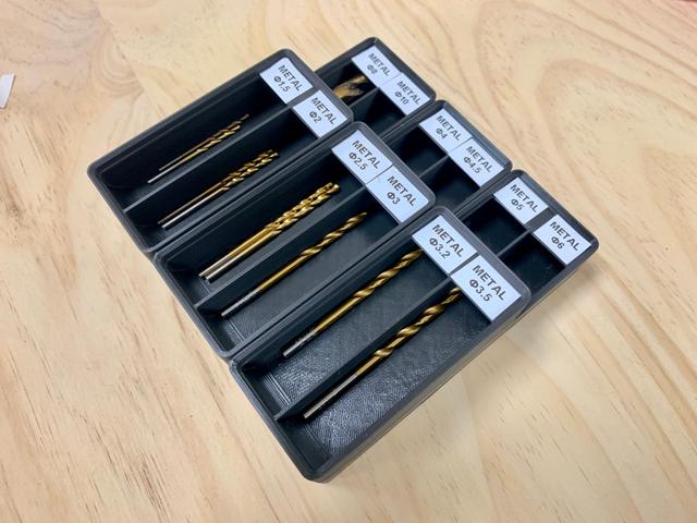 Grifinity drill bit bins 3D model thumbnail