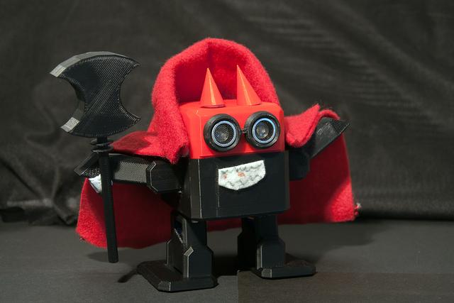 Otto The Devil robot 3D model thumbnail