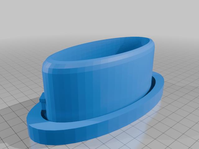 Self watering planter 3D model thumbnail