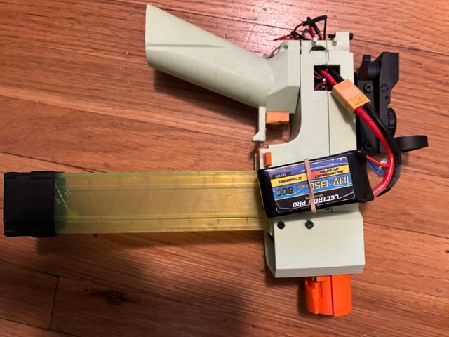 "Push Rod" Nerf Flywheel Blaster 3D model thumbnail