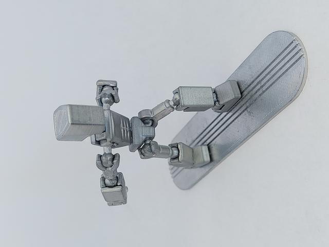 Mini 13 Silver Surfer 3D model thumbnail