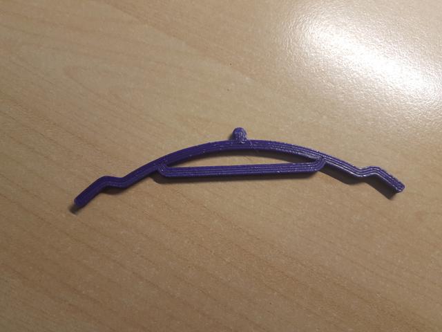 Bottom Reinforcement light aka. Coat Hanger 3D model thumbnail