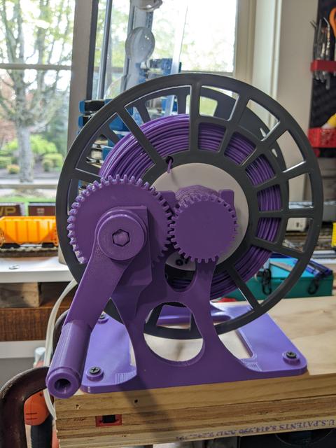 Reimagined Spool Winder 3D model thumbnail