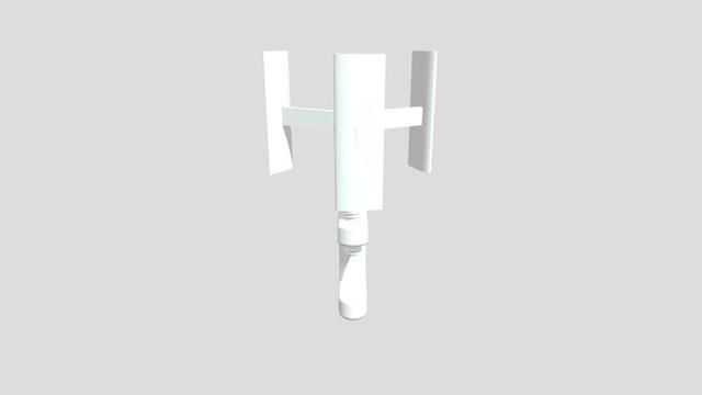 Vertical Wind Turbine 3D model thumbnail