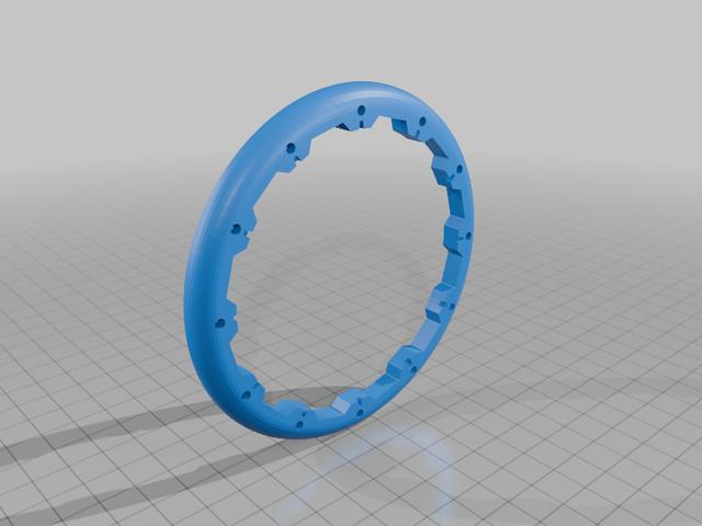 Traxxas Summit Felgenring  3D model thumbnail
