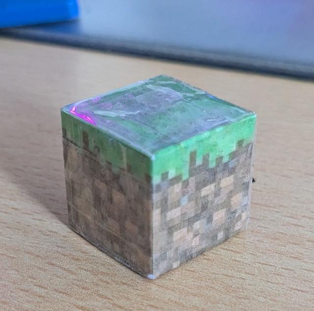 magnetic minecraft cubes 3D model thumbnail