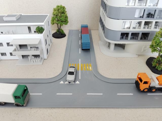 Roads  ( Model railway N scale 1:160) 3D model thumbnail