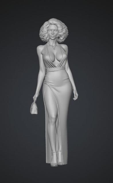 Crimson Velvet Promenade 3D model thumbnail