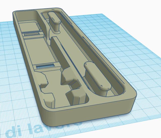 USB soldering iron insert remix 3D model thumbnail