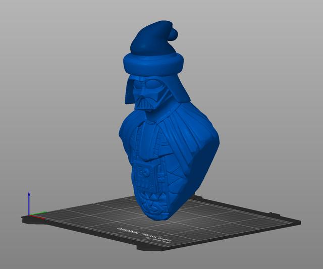 Santa Vader 3D model thumbnail