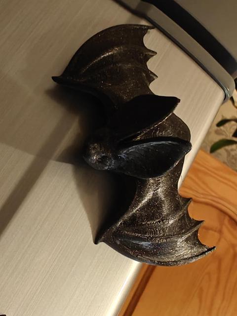 CuteBat fridge magnet 3D model thumbnail