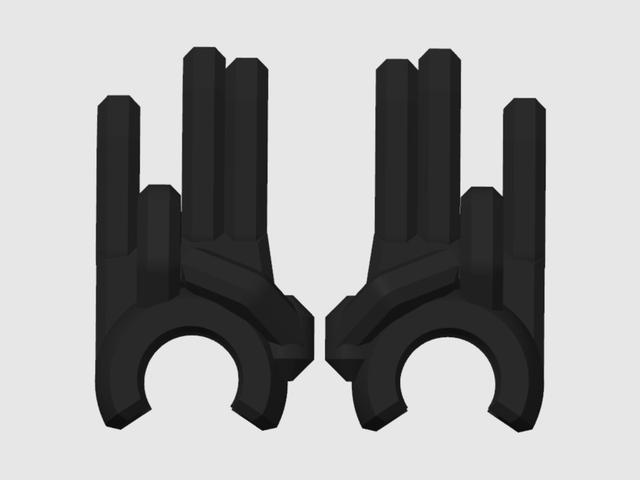 Dummy 13  Hands "The Shocker" 3D model thumbnail