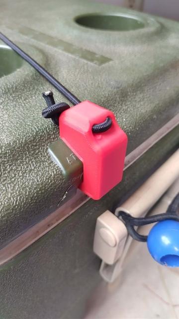 Coleman Cooler Cord Attachment Lug 3D model thumbnail