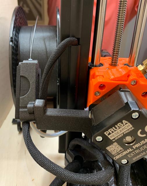 Remix: Prusa Mini(+) Filament Sensor Holder with Hex Nut 3D model thumbnail
