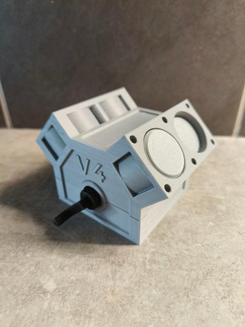 V4 Engine (Mechanical Movement) 3D model thumbnail