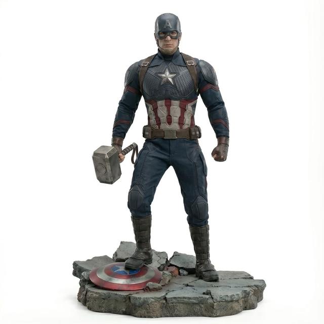 Captain America 1/6 Scale Statue – 3D Printable Superhero Figure 3D model thumbnail