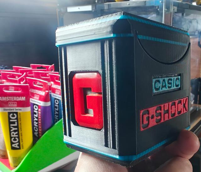 Box G-shock 3D model thumbnail