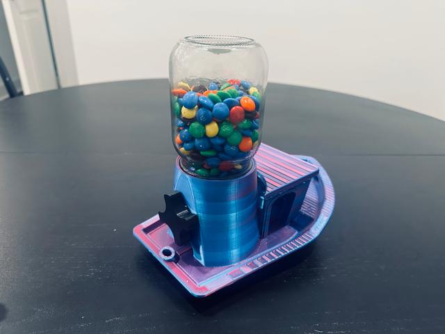 Coffee Bean, Nuts, or Candy Dispenser Benchy 3D model thumbnail