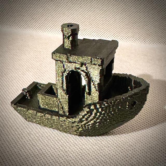 Blocky (Voxel) Benchy 3D model thumbnail