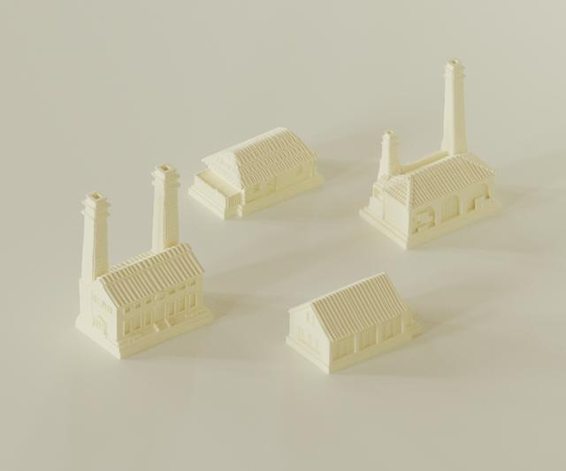 Puerto Rico Special Boardgame Upgrade Buildings (Sugar Mill & Fruit Depot) 3D model thumbnail