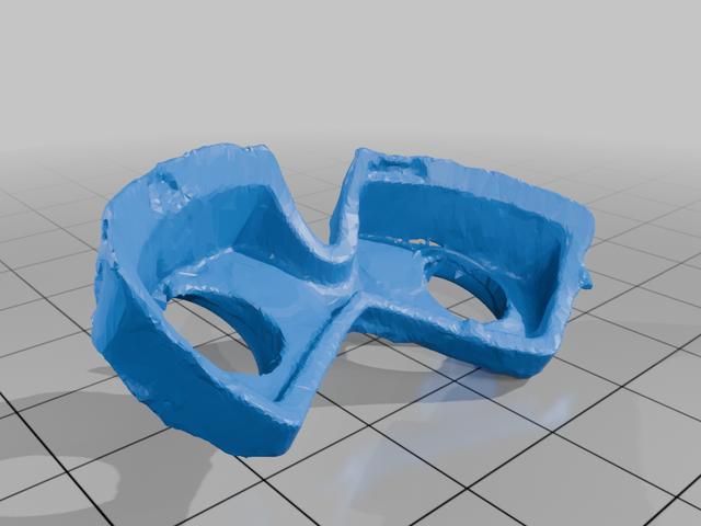 fizik bike shoe heel pad 3D model thumbnail