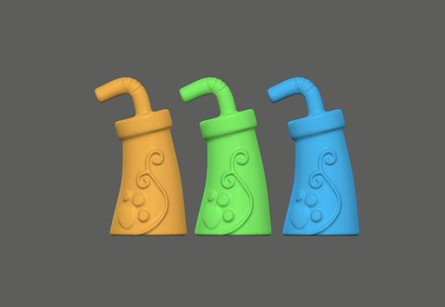 Lps drink bottle Accessorie 3D model thumbnail