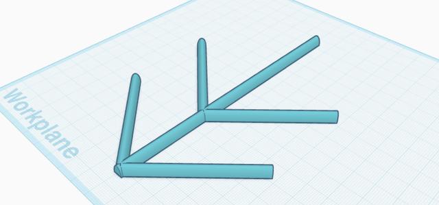 Lego Wreath Branch with wiring channel 3D model thumbnail