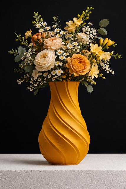 flower vase 3D model thumbnail