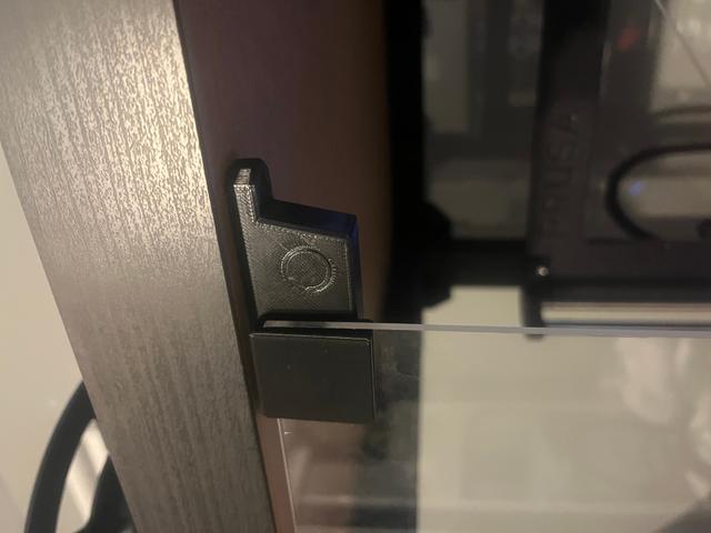 Magnetic door for lack enclosure 3D model thumbnail